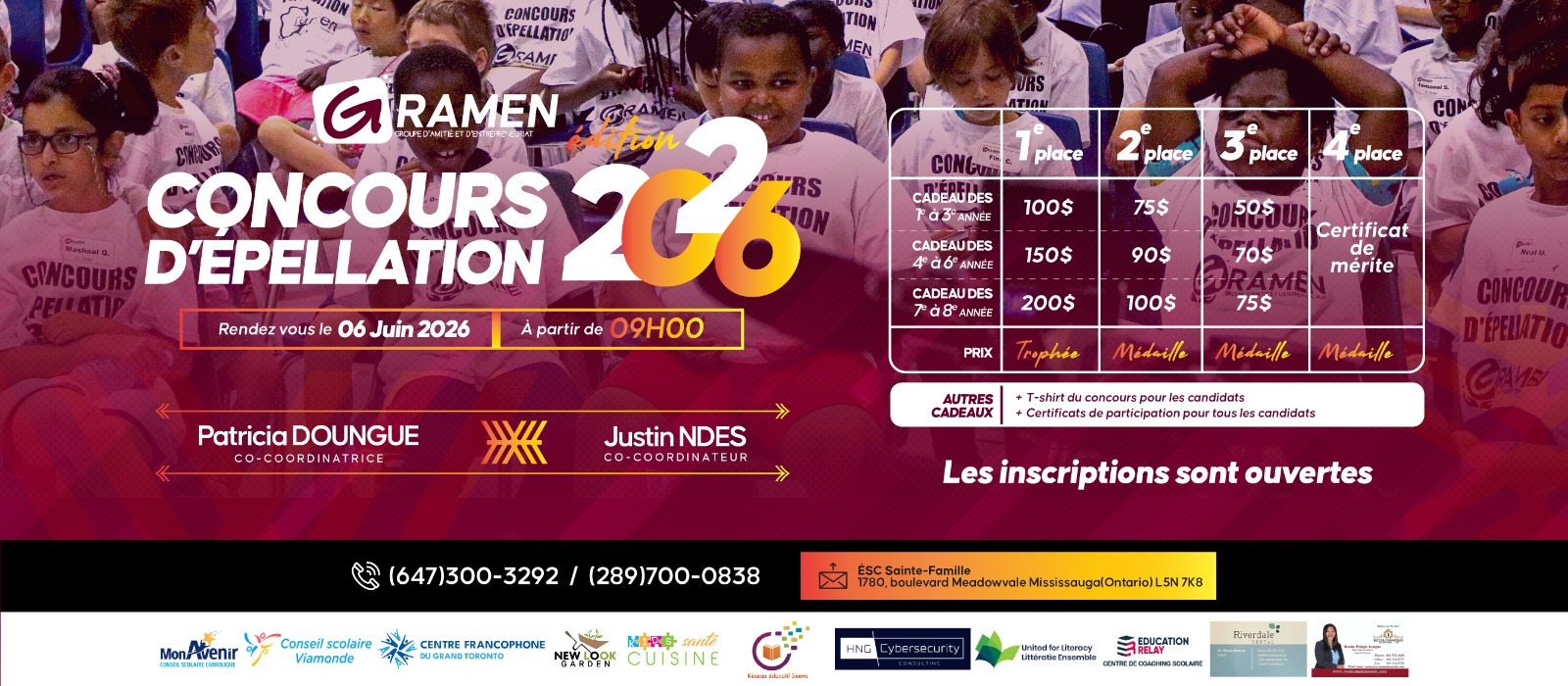 Concours d’épellation 2026